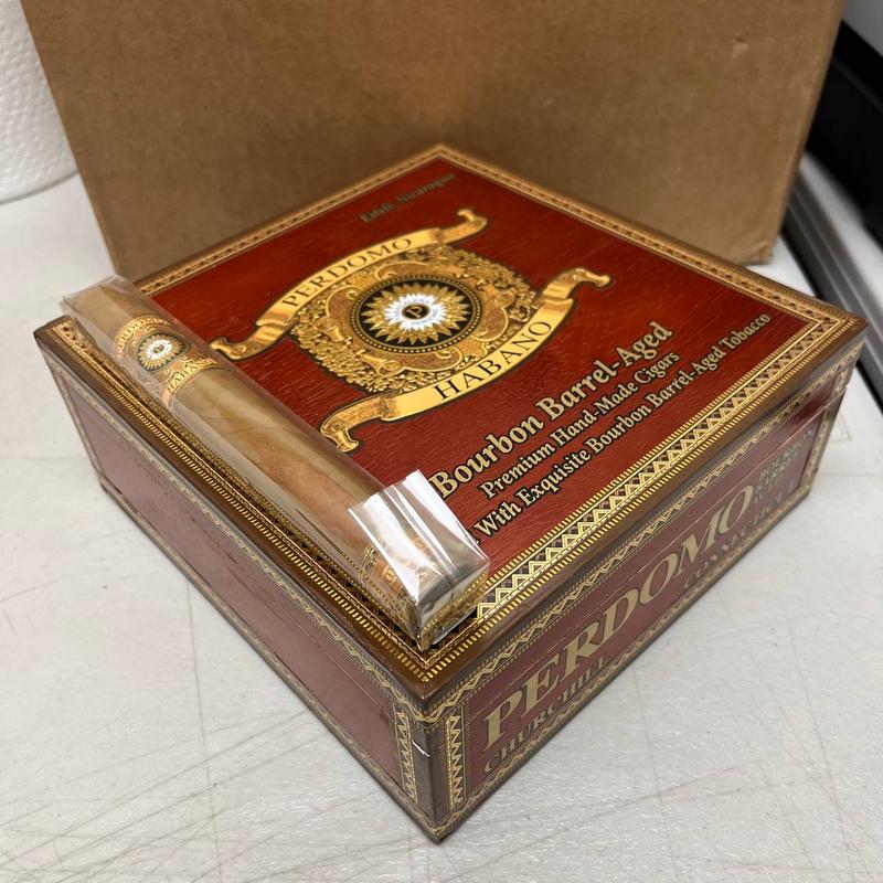Perdomo Habano Bourbon Barrel Aged Connecticut Churchill