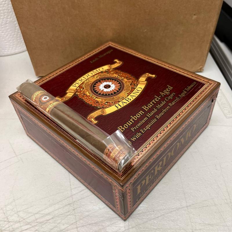 Perdomo Habano Bourbon Barrel Aged Sun Grown Churchill