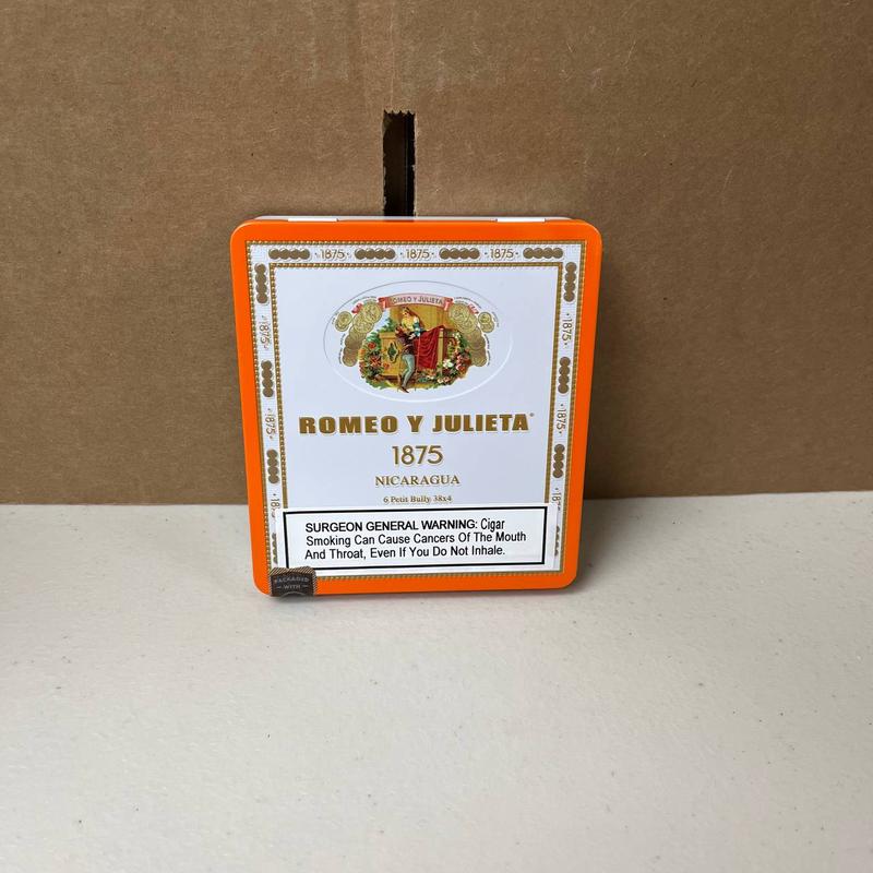Romeo Y Julieta 1875 Nicaragua Petit Bully Tin