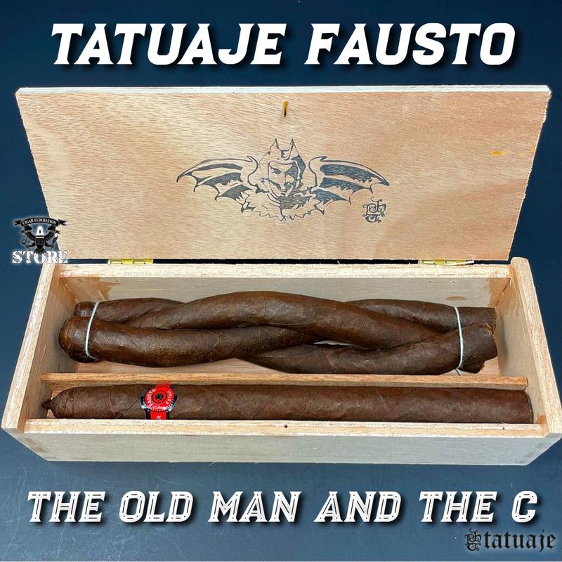 TATUAJE FAUSTO OLD MAN AND THE C COFFIN