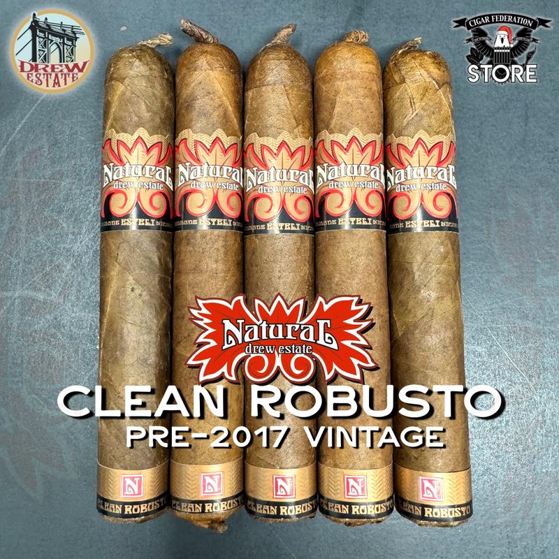 DREW ESTATE NATURAL CLEAN ROBUSTO (PRE-2017)