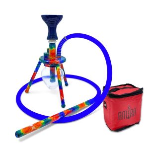 Amira 12" Mini Spider Print Hookah