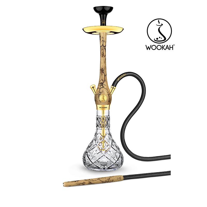 Wookah 24K Gold-Plated Olives Grom Hookah Set