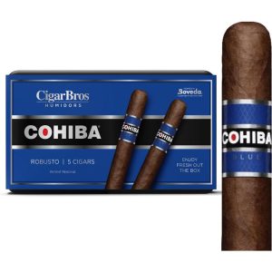 Cohiba Blue Premium Cigars Set + Personal Humidor by CigarBros