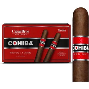 Cohiba Red Premium Cigars Set + Personal Humidor by CigarBros