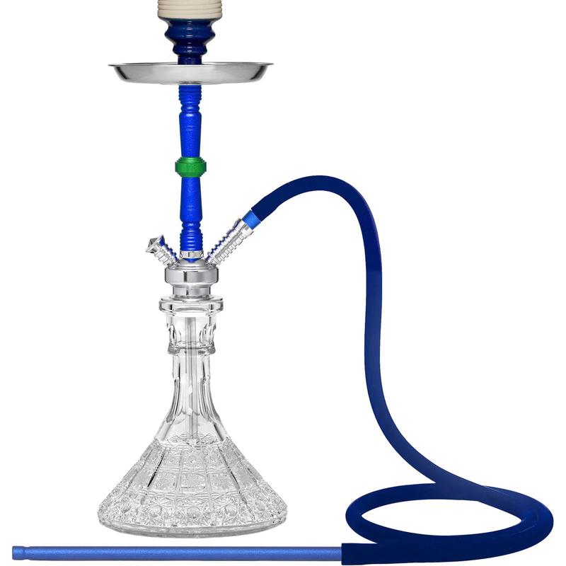MYA P57001-001NQ SILVER Crystal Hookah