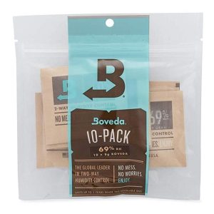 Boveda 10pk Small Pouch 8gram 69% Cigar Pouch